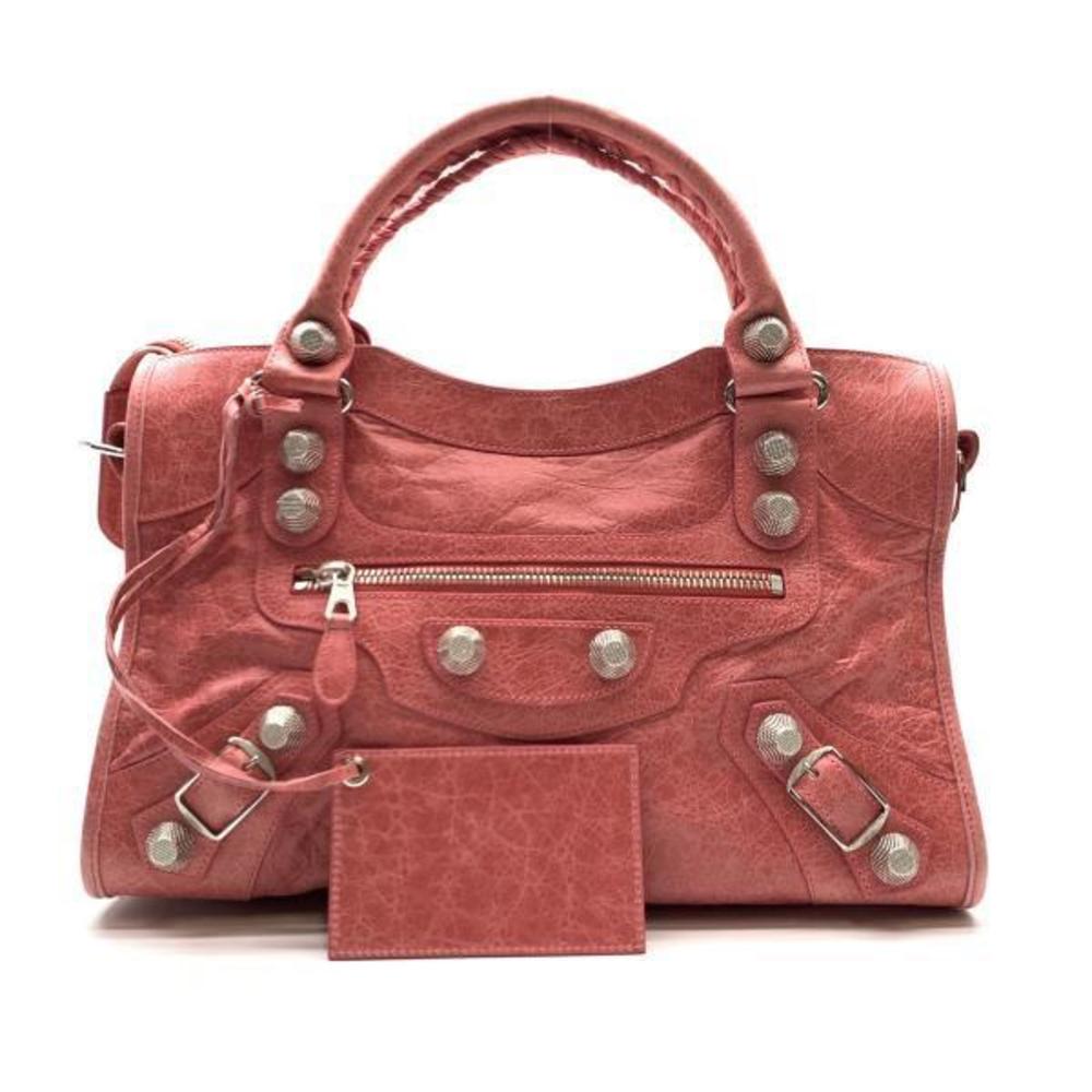 Balenciaga Everyday XS 3WAY Leather Handbag Grey Light Blue
